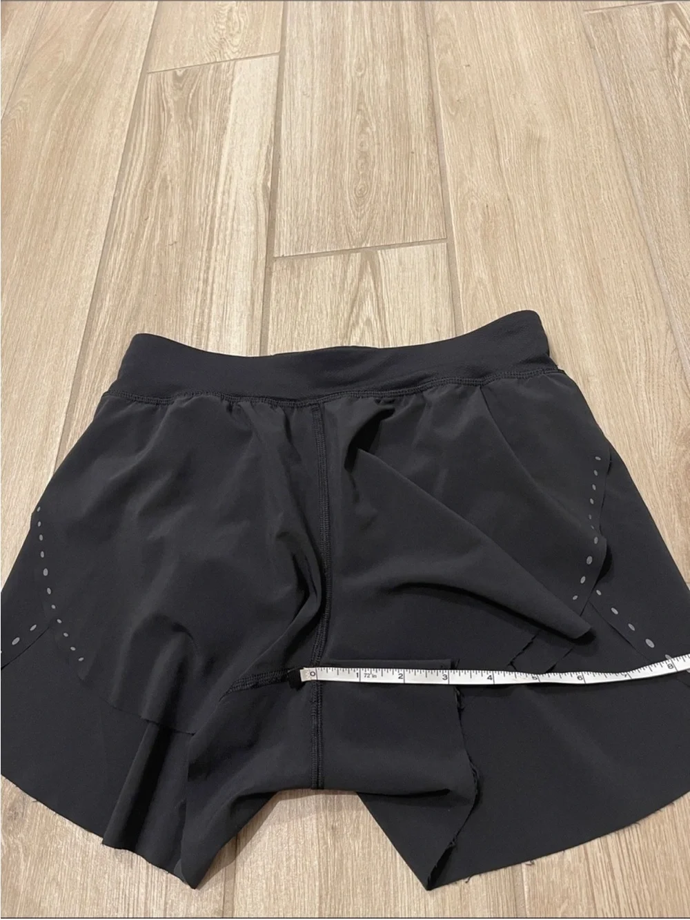 Lululemon Find Your Pace High Rise Lined Shorts Black 3” Sz 4